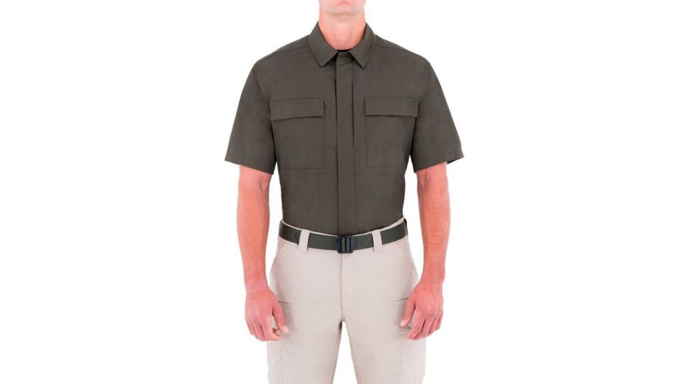 First Tactical Mens Specialst Bdu Ss Shrt, OD Green, Extra Large Regular 112005-830-XL-R