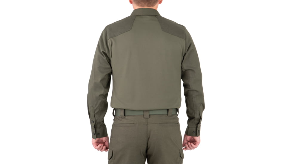 First Tactical V2 PRO Performance Shirt - Mens, OD Green, Large, R, 111015-830-L-R