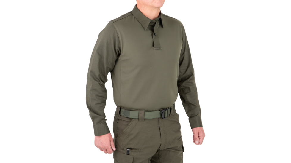 First Tactical V2 PRO Performance Shirt - Mens, OD Green, Large, R, 111015-830-L-R