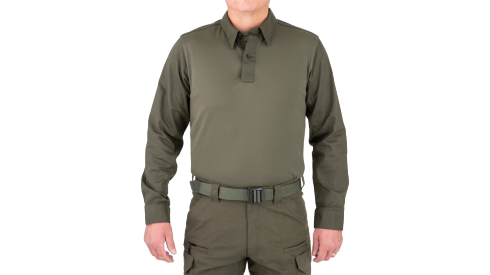 First Tactical V2 PRO Performance Shirt - Mens, OD Green, Large, R, 111015-830-L-R