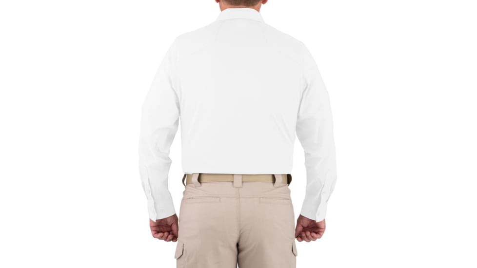 First Tactical V2 PRO Performance Shirt - Mens, White, Small, R, 111015-010-S-R