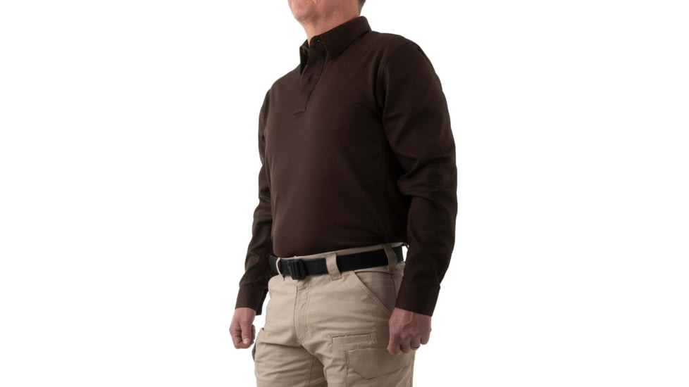 First Tactical V2 PRO Performance Shirt, Regular Fit - Mens, Kodiak Brown, Extra Small, 111015-182-XS-R