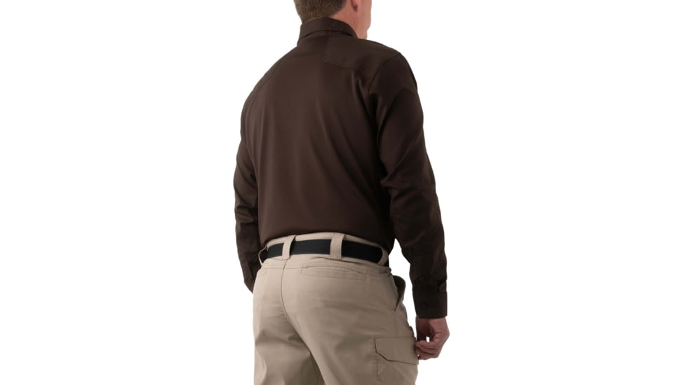 First Tactical V2 PRO Performance Shirt, Regular Fit - Mens, Kodiak Brown, Extra Small, 111015-182-XS-R