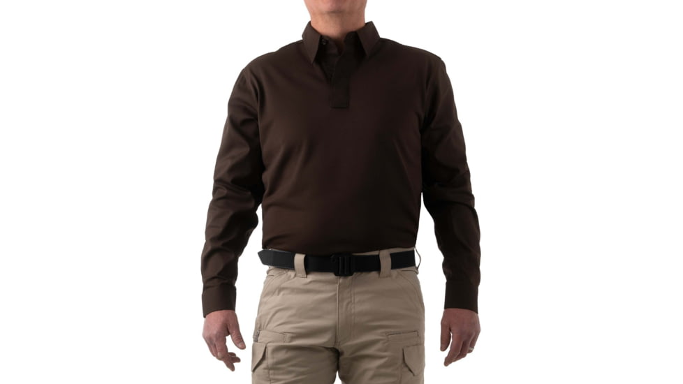 First Tactical V2 PRO Performance Shirt, Regular Fit - Mens, Kodiak Brown, Extra Small, 111015-182-XS-R