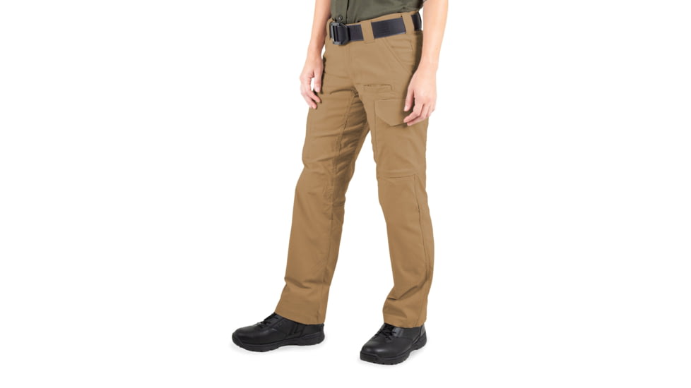 First Tactical V2 Tactical Pant - Womens, Coyote Brown, Tall/22, 124011-181-22-T