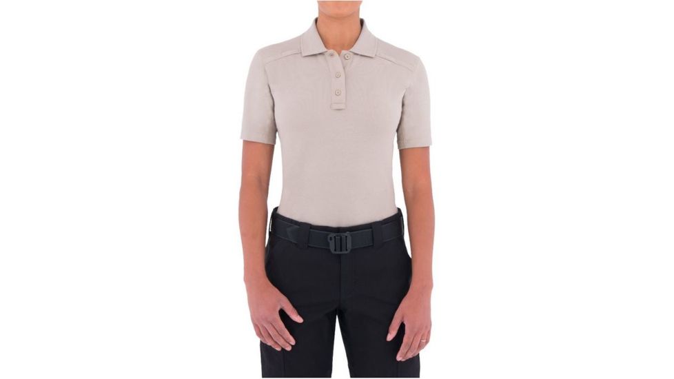 First Tactical Womens Cotton S/S Polo, Khaki, XXL Regular 122505-055-XXL-R