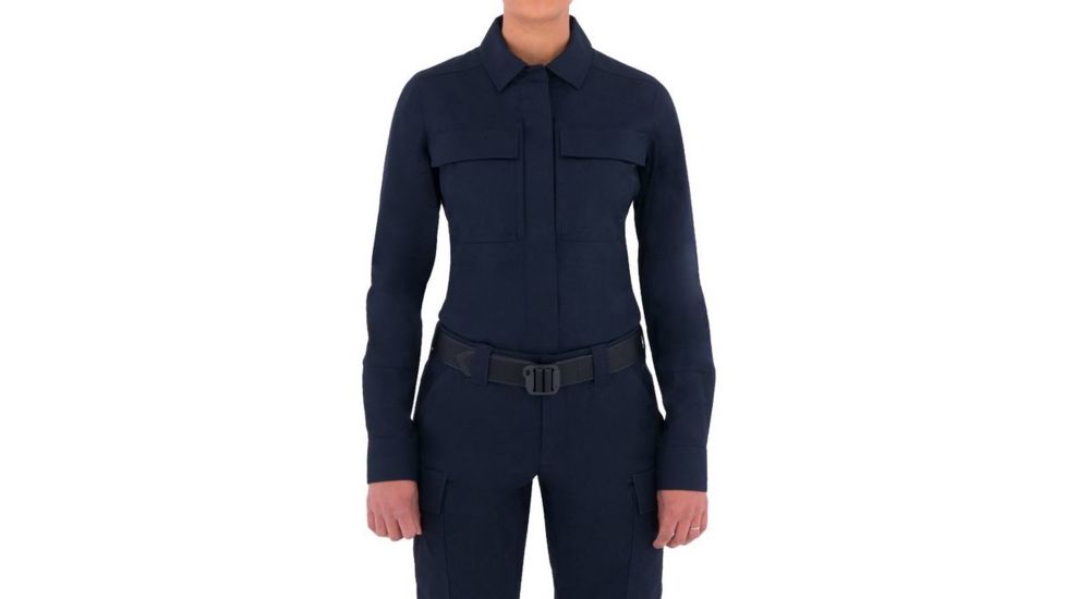 First Tactical Womens Specialst Bdu Ls Shrt, Midnight Navy, Extra Small Regular 121002-729-XS-R
