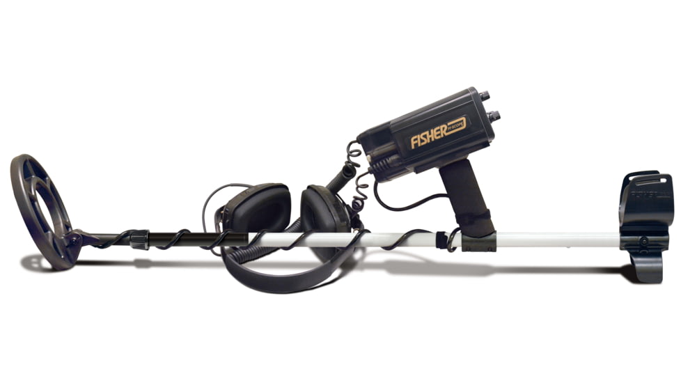 Fisher 1280X Metal Detector w/8in Search Coil, Black, Standard, 1280X-8