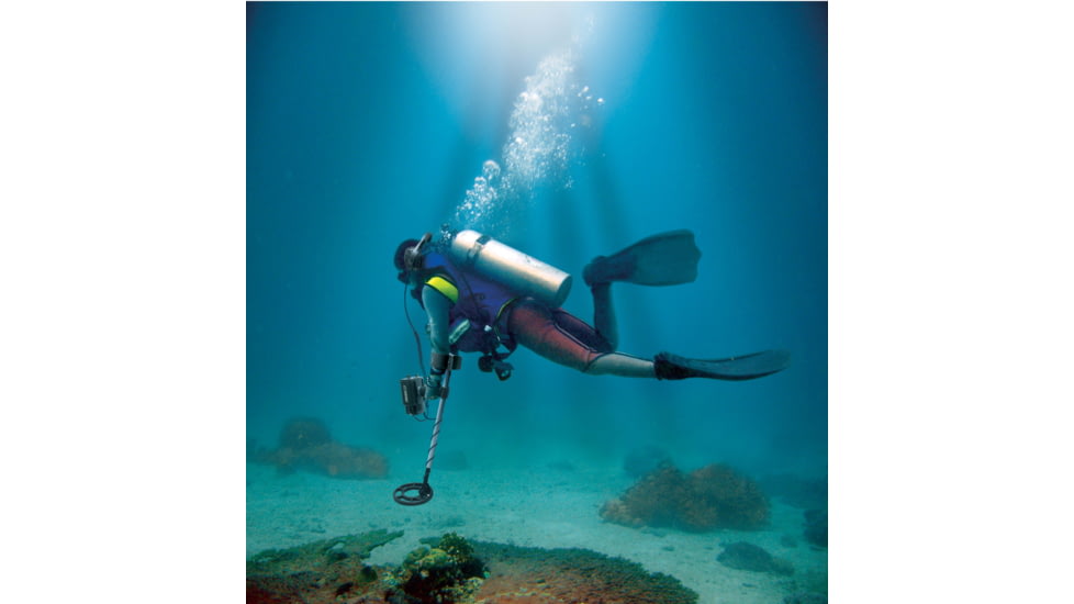 Fisher CZ-21 Fisher Quicksilver w/8in Search Coil, Black, Standard, CZ21-8