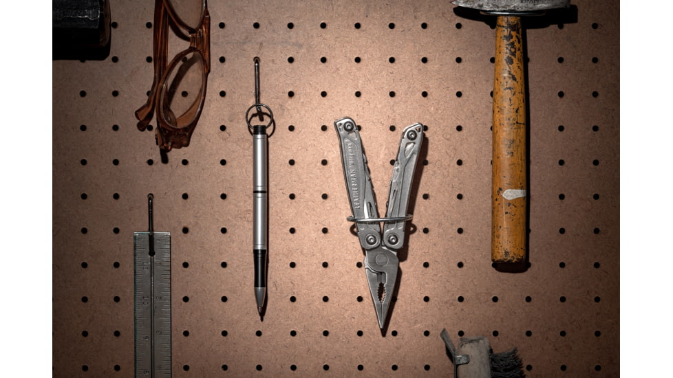 Fisher Space Pen Backpacker Aluminum w/Key Chain Space Pen, Silver, FSPBP