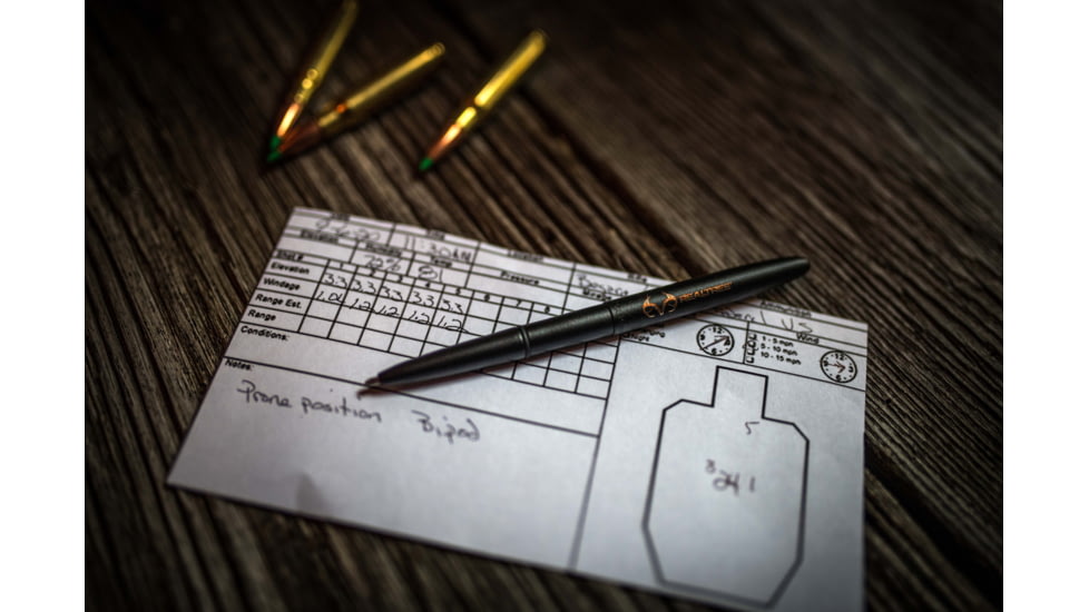 Fisher Space Pen Bullet Space Pen w/ RealTree Logo, Matte Black, 400B-RT