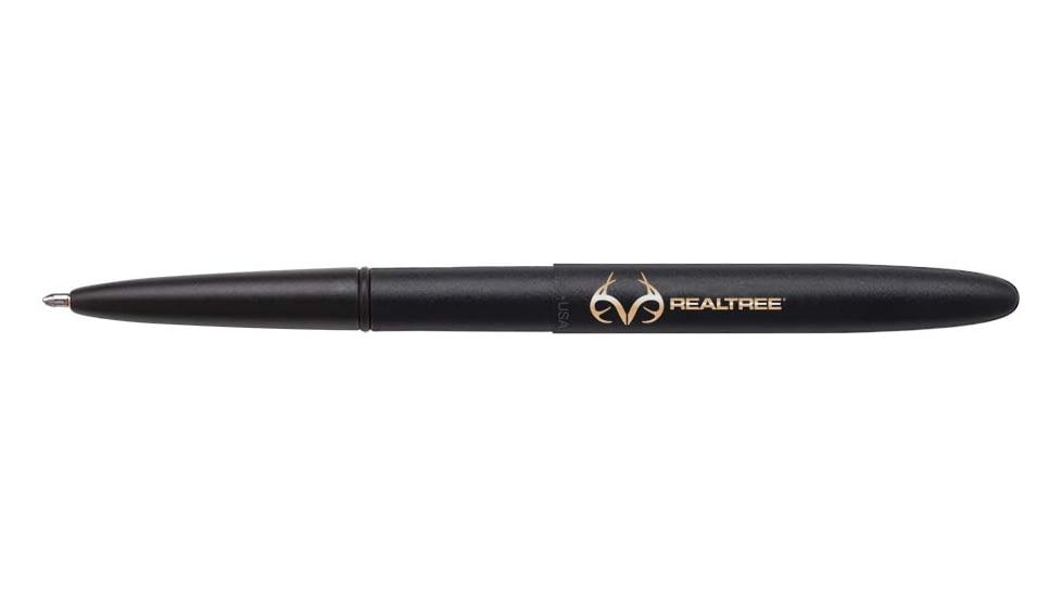 Fisher Space Pen Bullet Space Pen w/ RealTree Logo, Matte Black, 400B-RT