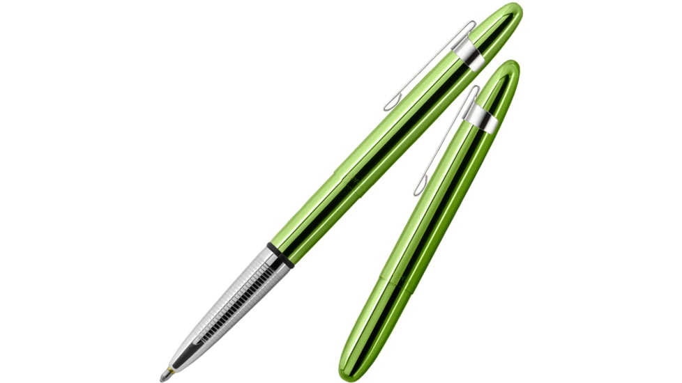 Fisher Space Pen Lime Green Powder Coated with Clip FSP400LGCL