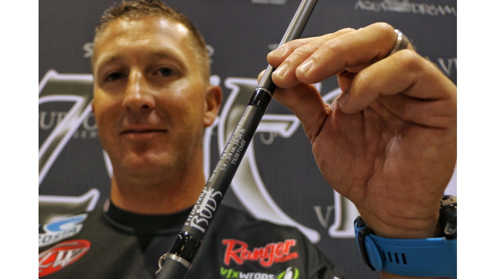 Fitzgerald Fishing Bryan Schmitt Series The Swim Jig Rod, Black, 7ft1in, TSJR71MH
