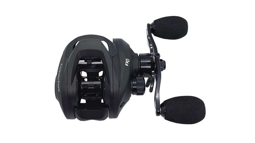 Fitzgerald Fishing FX8 Casting Reels, 7.2 Gear, Left Hand, Black, FX8-721-L