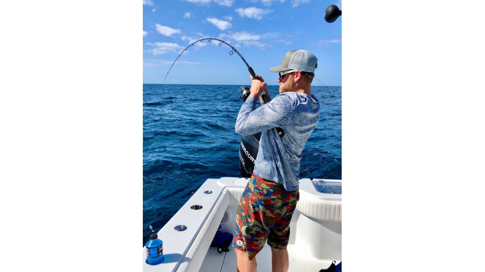 Fitzgerald Fishing Stunner HD Saltwater Series Spinning, XX Heavy Conventional, Black, 5ft8in, ST58XXH