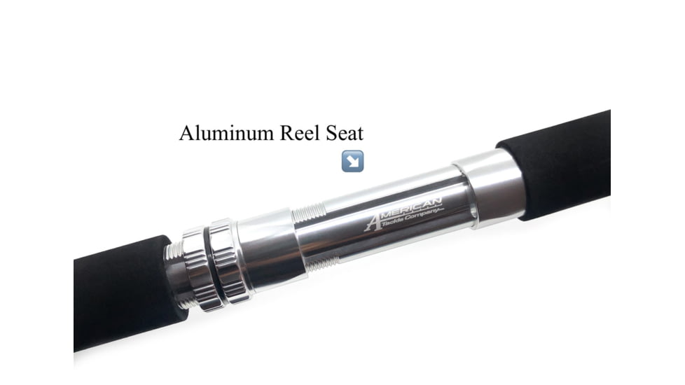 Fitzgerald Fishing Stunner HD Saltwater Series Spinning, XX Heavy Conventional, Black, 5ft8in, ST58XXH