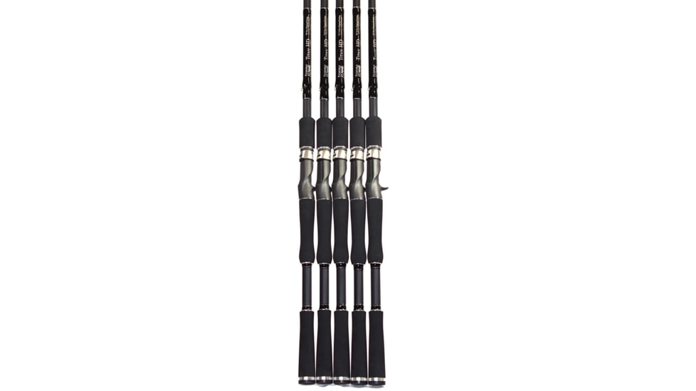 Fitzgerald Fishing Titan HD Series Rods, X Heavy, Black, 7ft8in, THD78XH