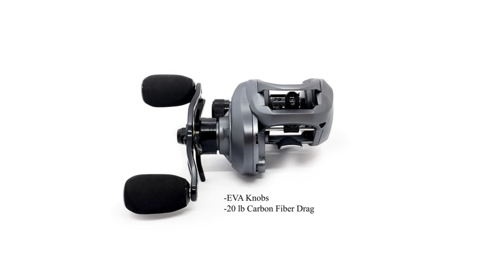 Fitzgerald Fishing VLD10 Reels, 6.5 Gear, Left Hand, Silver, VLD10-651-L