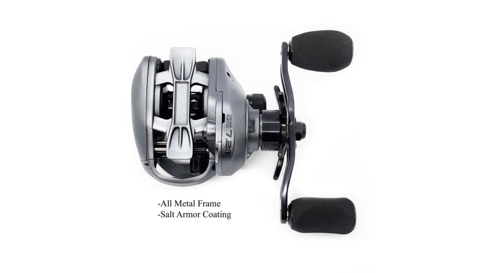 Fitzgerald Fishing VLD10 Reels, 6.5 Gear, Left Hand, Silver, VLD10-651-L