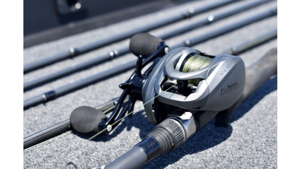 Fitzgerald Fishing VLD10 Reels, 6.5 Gear, Left Hand, Silver, VLD10-651-L