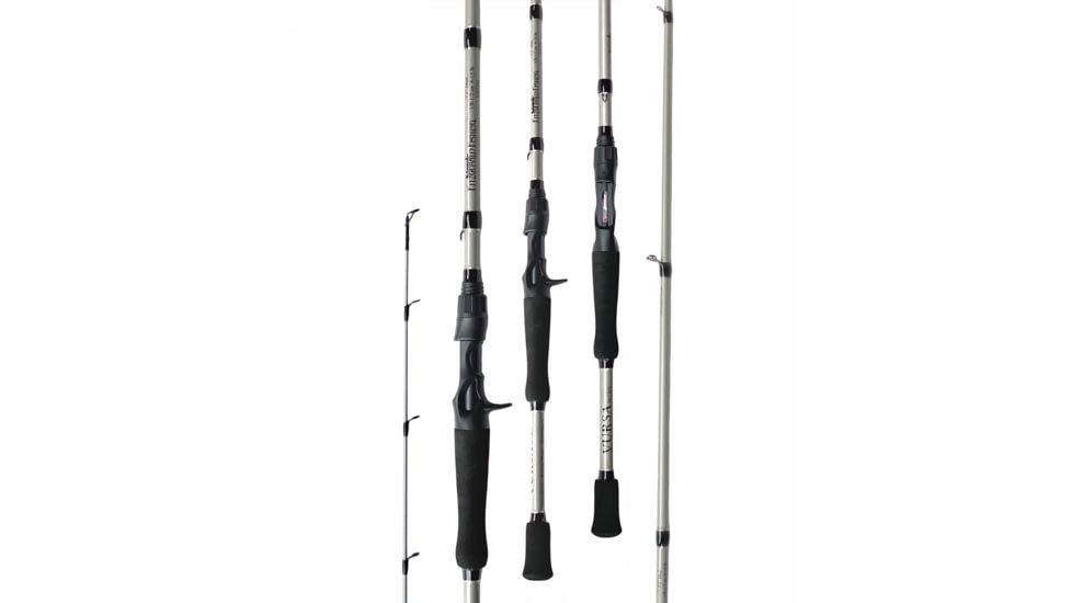 Fitzgerald Fishing Vursa Series Rods, Medium Heavy Casting, Silver, 7ft0in, VS70MH