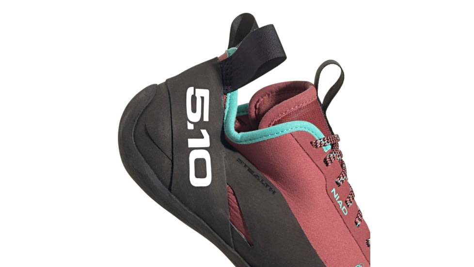 Five Ten Niad Lace Climbing Shoes - Womens, Core Black/Core Black/Acid Mint, 7, FW2874-001-7