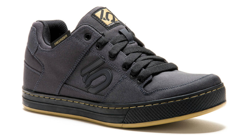 Five Ten FreeRider Canvas Casual Shoe - Mens-Dark Grey/Khaki-Medium-8 US