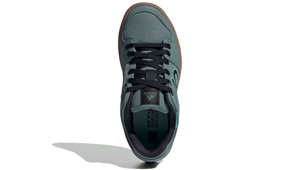 Five Ten Freerider Canvas Shoes - Womens, Hazy Emerald/Core Black/Acid Mint, 8.5, GZ4656-8.5