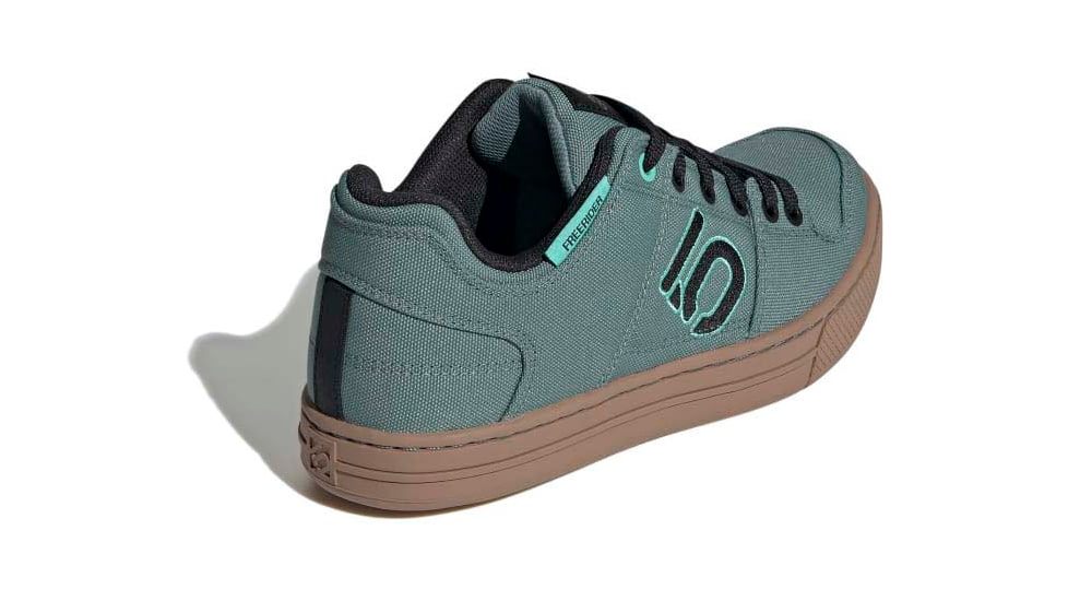 Five Ten Freerider Canvas Shoes - Womens, Hazy Emerald/Core Black/Acid Mint, 8.5, GZ4656-8.5