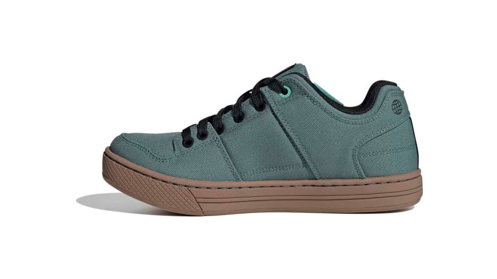 Five Ten Freerider Canvas Shoes - Womens, Hazy Emerald/Core Black/Acid Mint, 8.5, GZ4656-8.5