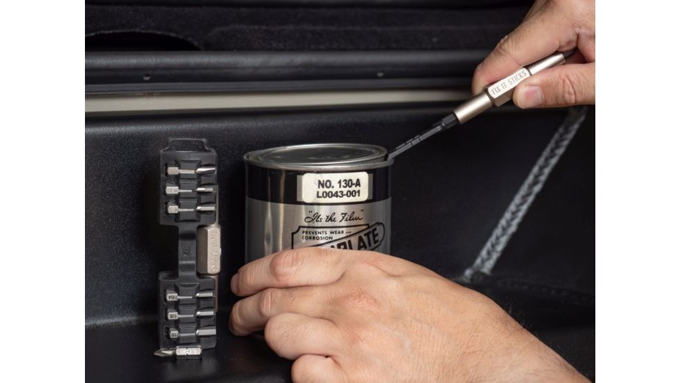 Fix It Sticks Mini Pry Bar Attachment, .25in Hex Base, Black, FISMWP