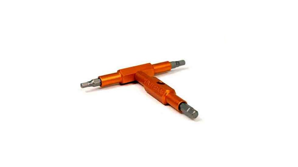 Fix It Sticks Mountain Set4,5,6Mm Hex / Torx 25 W/ Bracket, Orange, FIX-02640