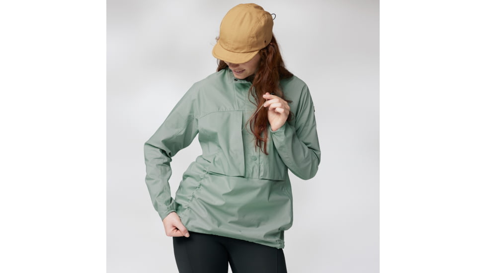 Fjallraven Abisko Hike Anorak Jacket - Womens, Misty Green, Extra Small, F87095-674-XS
