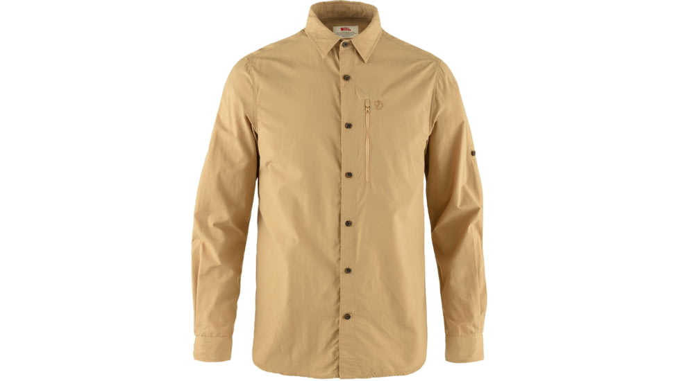 Fjallraven Abisko Hike Shirt Long Sleeve - Mens, Dune Beige, Extra Large, F82263-196-XL