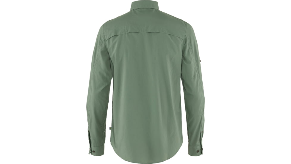 Fjallraven Abisko Hike Shirt Long Sleeve - Mens, Patina Green, 2XL, F82263-614-XXL