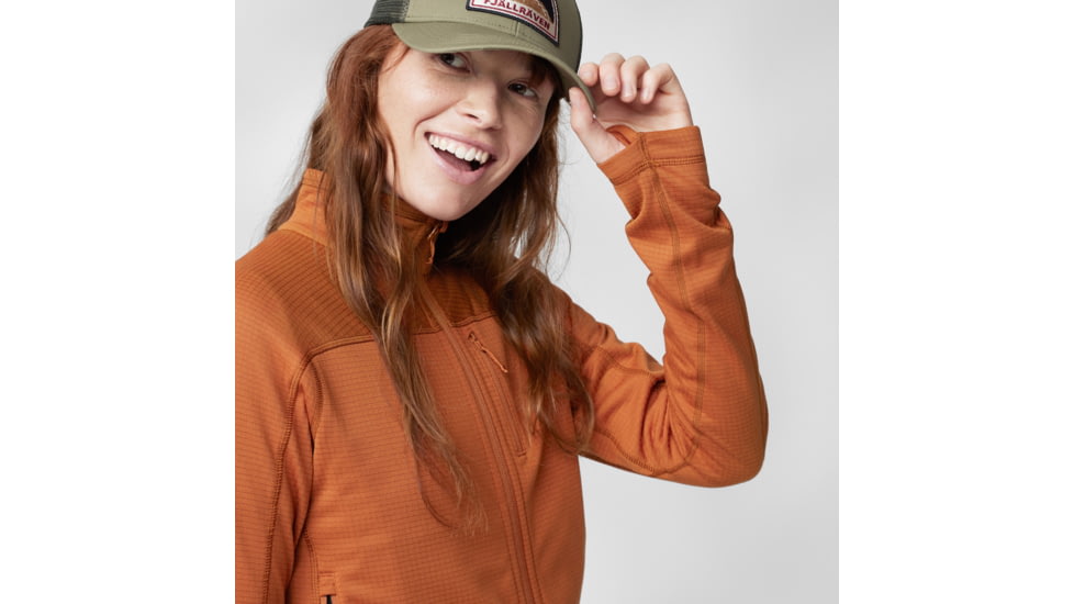 Fjallraven Abisko Lite Fleece Jacket - Womens, Terracotta Brown, Medium, F87142-243-M