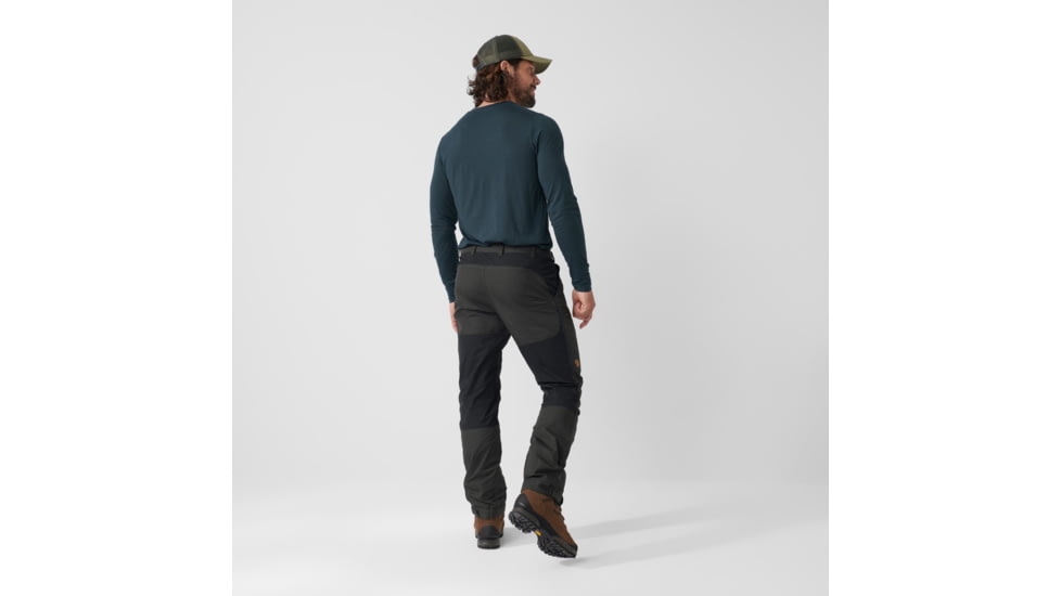 Fjallraven Abisko Lite Trekking Trousers - Mens, Dark Grey/Black, 56/Small, F12200174-30-550-56/S