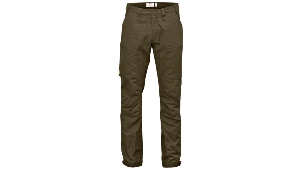 Fjallraven Abisko Lite Trekking Trousers - Mens, Dark Olive/Dark Olive, US 41-42/EU 60, Long Inseam, F82890-633-633-60