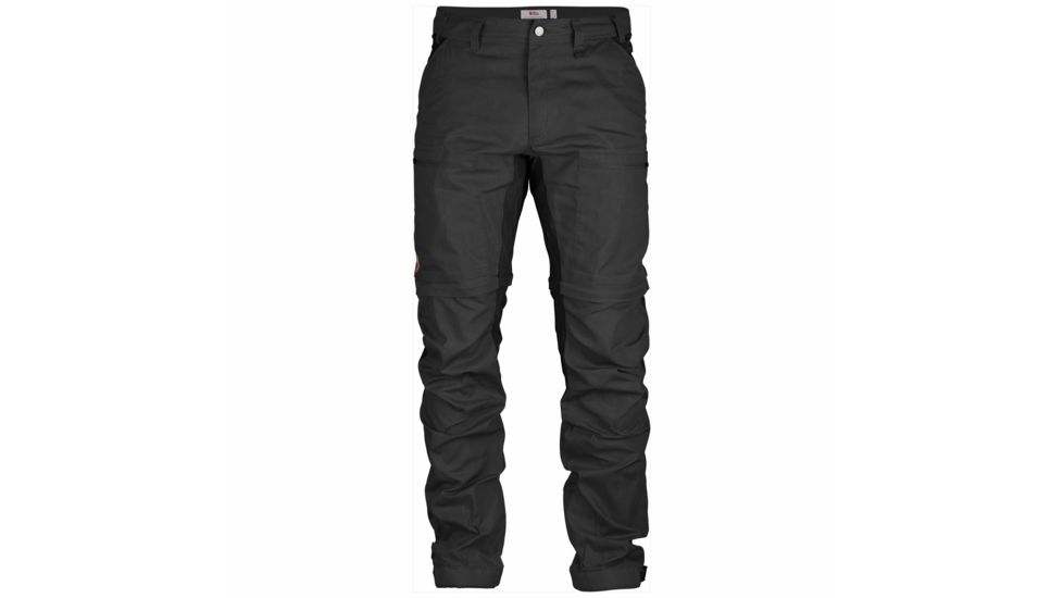 Fjallraven Abisko Lite Trekking Zip-Off Trekking Trouser - Men's, Dark Grey-Black, 44 EU, F81535-030-550-44