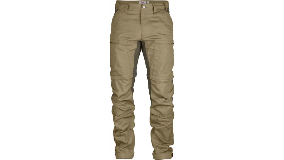 Fjallraven Abisko Lite Trekking Zip-Off Trouser Mens, Sand/Tarmac, 48 F81535-220-246-48