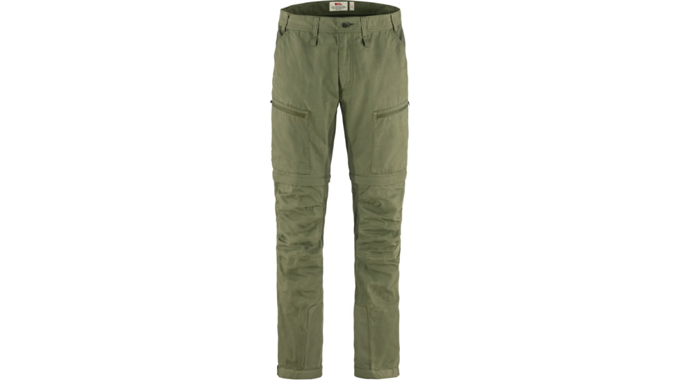 Fjallraven Abisko Lite Trekking Zip-Off Trouser - Mens, Green/Laurel Green, 50/Large, F12200175-620-625-50/L