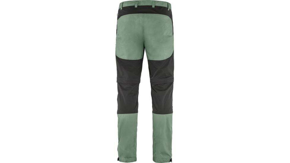 Fjallraven Abisko Lite Trekking Zip-off Trousers - Mens, Regular, Patina Green/Dark Grey, 54, F81535R-614-030-54