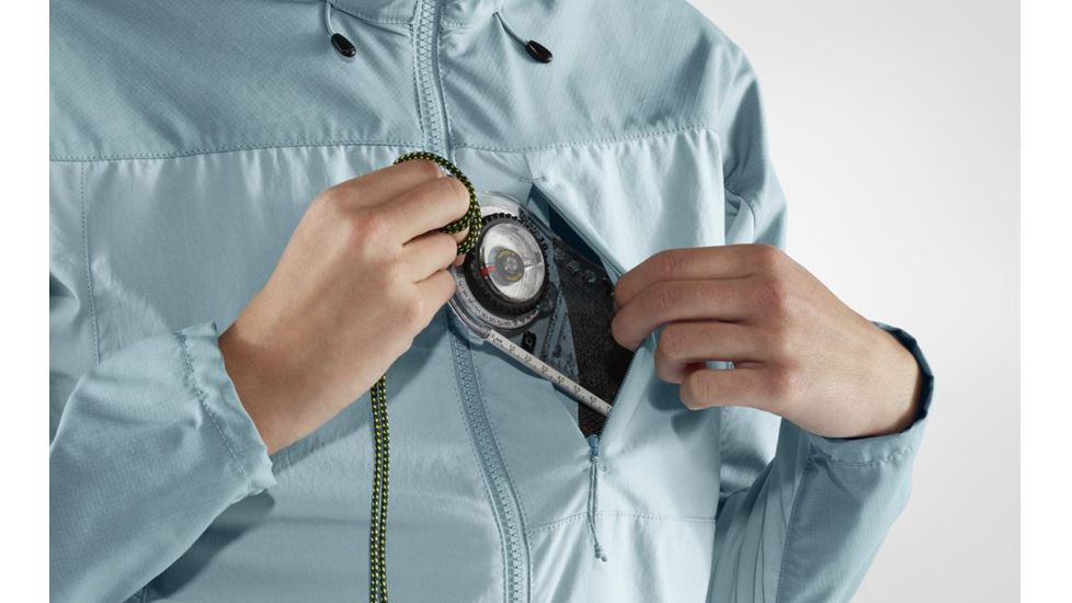Fjallraven Abisko Midsummer Jacket - Womens, Mineral Blue/Clay Blue, Extra Small, F89826-562-563-XS