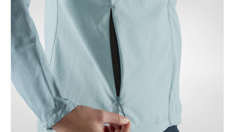 Fjallraven Abisko Midsummer Jacket - Womens, Mineral Blue/Clay Blue, Extra Small, F89826-562-563-XS