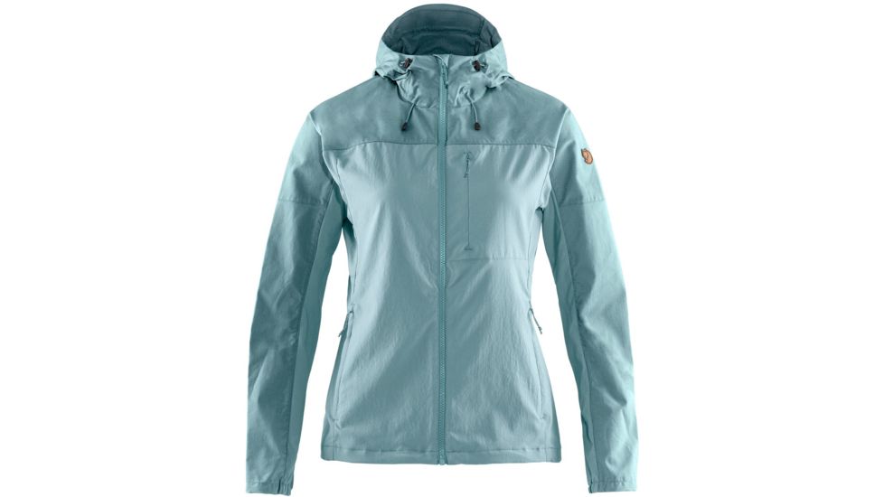 Fjallraven Abisko Midsummer Jacket - Womens, Mineral Blue/Clay Blue, Extra Small, F89826-562-563-XS