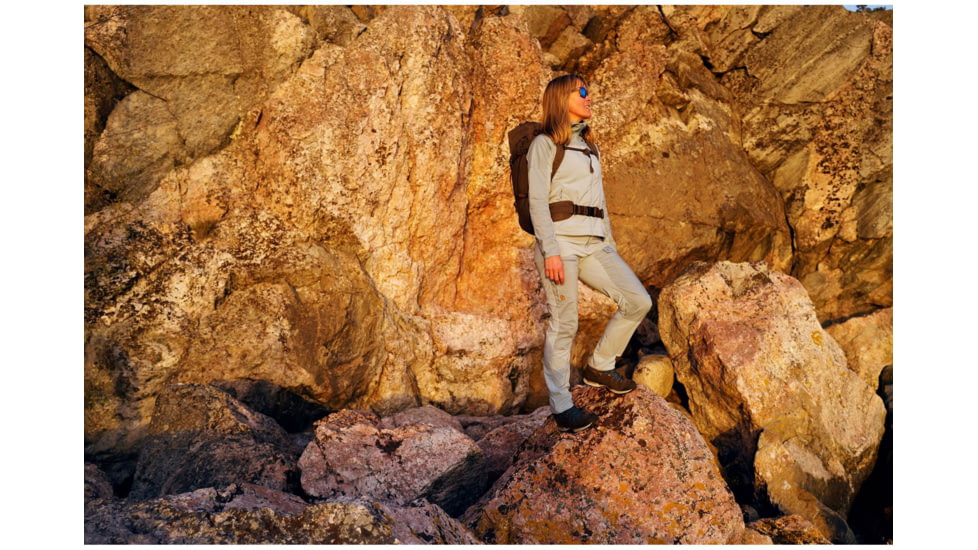 Fjallraven Abisko Midsummer Trousers - Womens, Dune Beige/Buckwheat Brown, 42, F89827-196-232-42