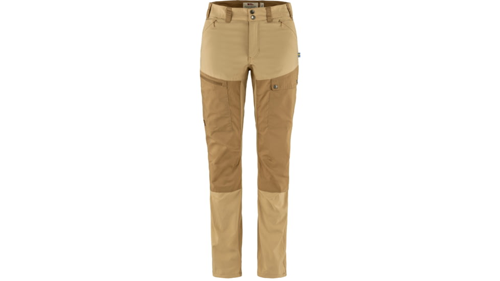 Fjallraven Abisko Midsummer Trousers - Womens, Dune Beige/Buckwheat Brown, 36/Large, F14200151-196-232-36/L