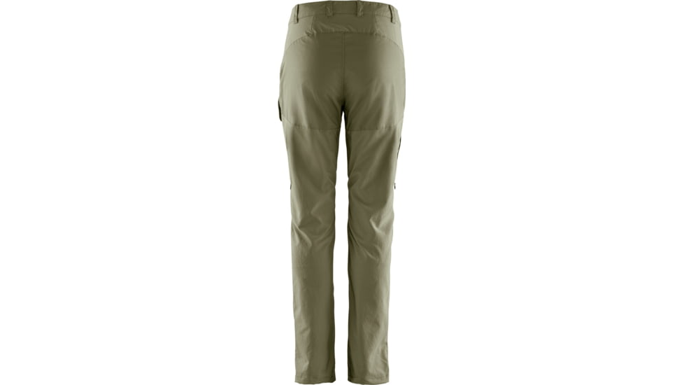 Fjallraven Abisko Midsummer Trousers - Womens, Savanna/Light Olive, US 1-2/EU 34, Regular Inseam, F89827-235-622-34-R