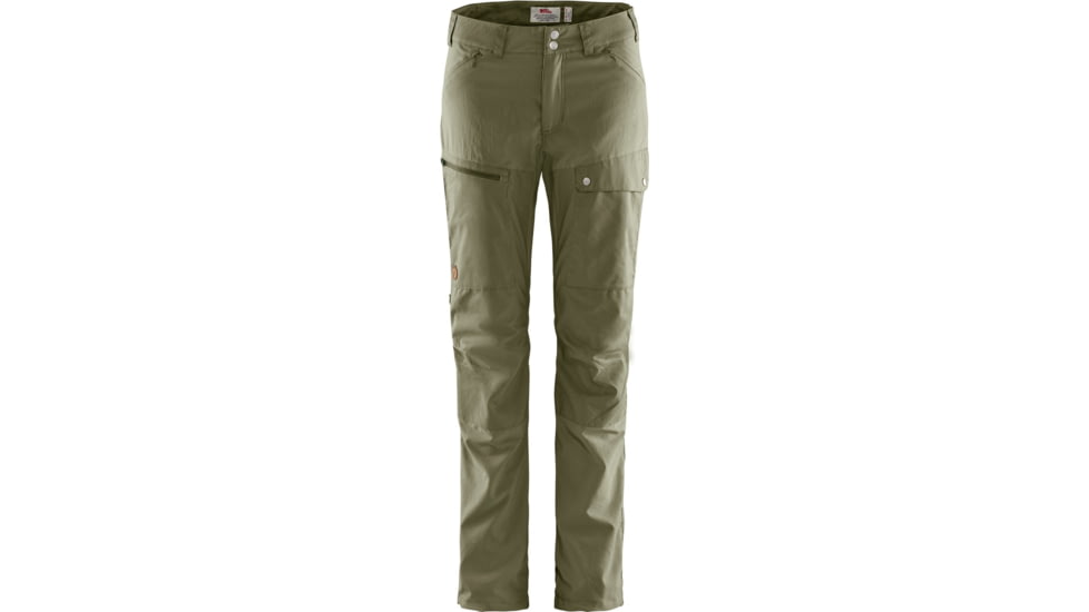 Fjallraven Abisko Midsummer Trousers - Womens, Savanna/Light Olive, US 1-2/EU 34, Regular Inseam, F89827-235-622-34-R